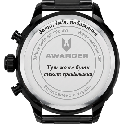 Гравіювання на задній кришці