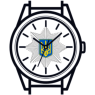 Класичні годинники з символікою Поліція