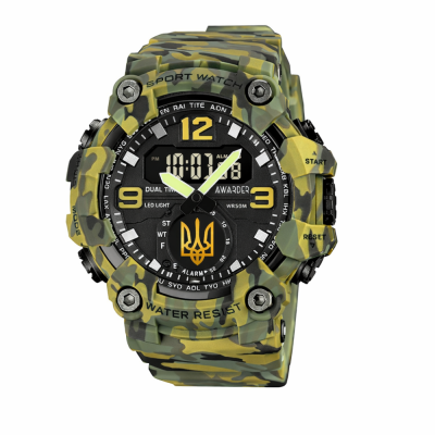 Awarder 003 Тризуб золото Army Green