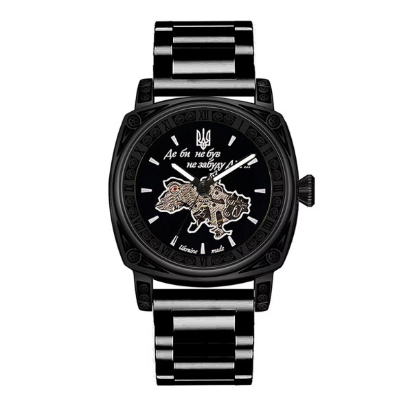 Чоловічий годинник Awarder 021 Де би не був All Black Steel фото 1