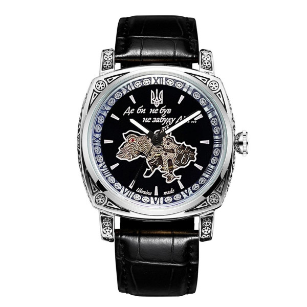 Мужские часы Awarder 021 Где бы ни был Silver-Black фото 1