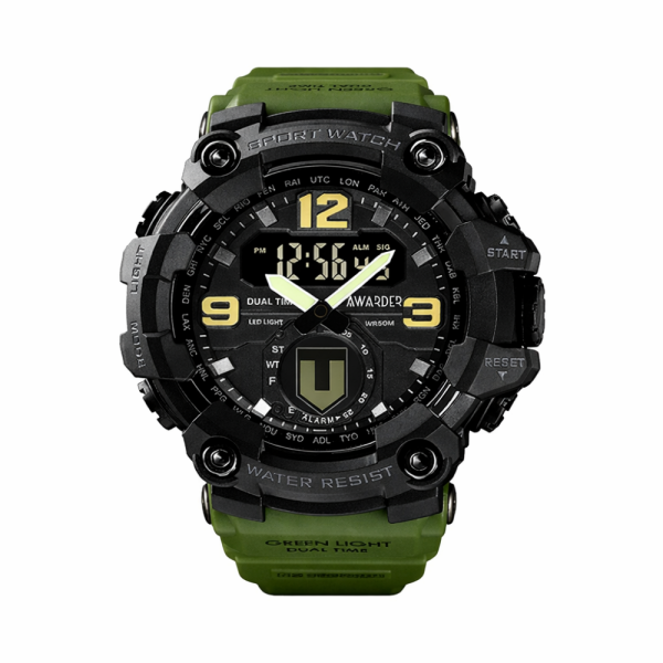 Чоловічий годинник Awarder 004 ТРО Army Green-Black фото 1