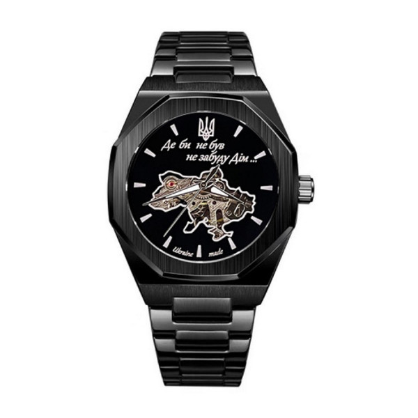Мужские часы Awarder Octagon Где бы ни был All Black фото 1