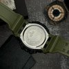 Спортивные мужские часы Awarder 004AGUASI Трезубец серебро Зеленые + Коробка фото 7