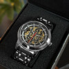 Классические мужские часы Awarder 025 Sharp Silver Black фото 6