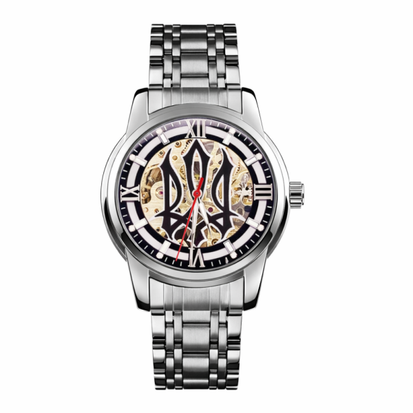 Классические мужские часы Awarder 025 Sharp Silver Black фото 1