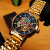Классические мужские часы Awarder 025 Sharp Gold Blue фото 6