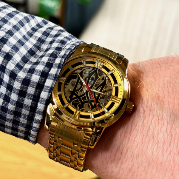 Классические мужские часы Awarder 025 Sharp Gold-Gold фото 3