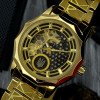 Классические мужские часы Awarder 024GD Трезубец золото Gold фото 7