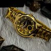 Классические мужские часы Awarder 024GD Трезубец золото Gold фото 8