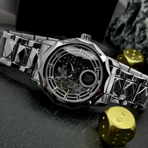 Класичний годинник Awarder 024SI Тризуб срібло Silver фото 5