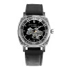 Женские часы Awarder 021-3D Где бы ни была Silver-Black-Black Leather фото 2