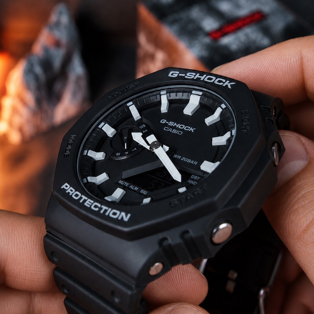 ⌚Купить Мужские часы G-SHOCK Casio GA-2100-1A за 7 300 грн в
