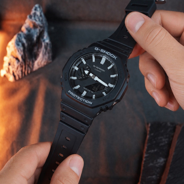 Чоловічий годинник Casio GA-2100-1A фото 4