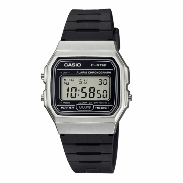 Чоловічий годинник Casio F-91WM-7A фото 1
