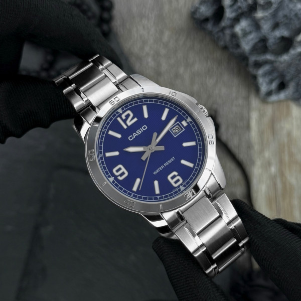 Чоловічий годинник Casio MTP-V004D-2B фото 8