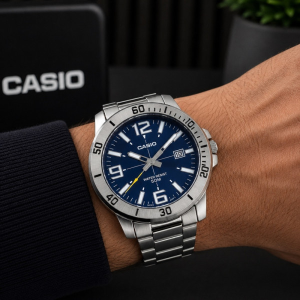 Мужские часы Casio MTP-VD01D-2B фото 3