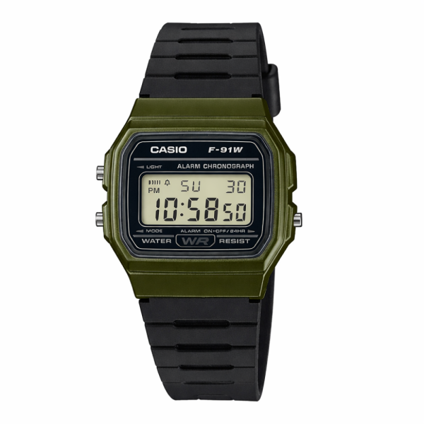 Мужские часы Casio F-91WM-3A фото 1