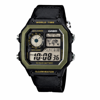 Чоловічий годинник Casio AE-1200WHB-1B