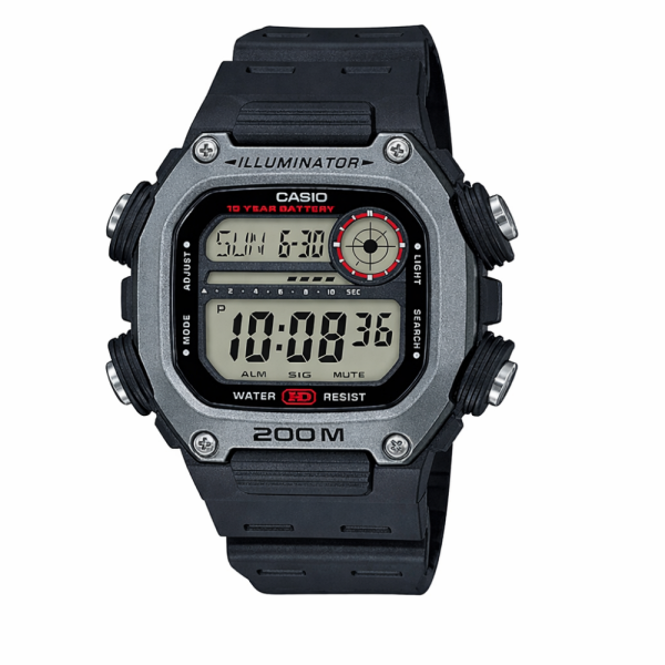 Чоловічий годинник Casio DW-291H-1A фото 1