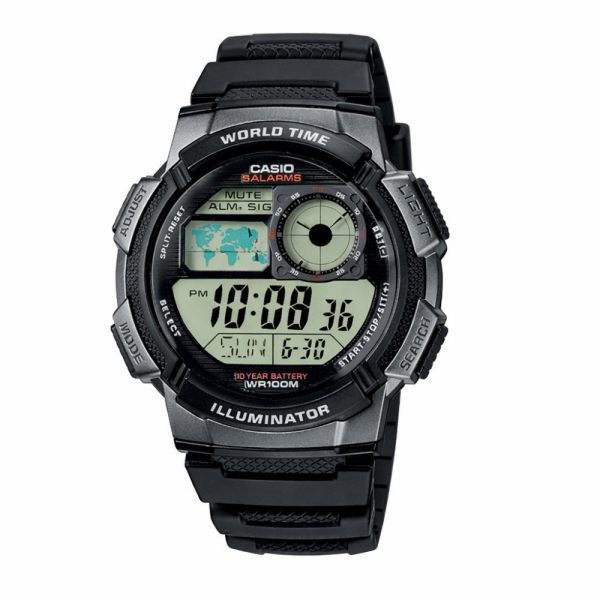 Чоловічий годинник Casio AE-1000W-1B фото 1