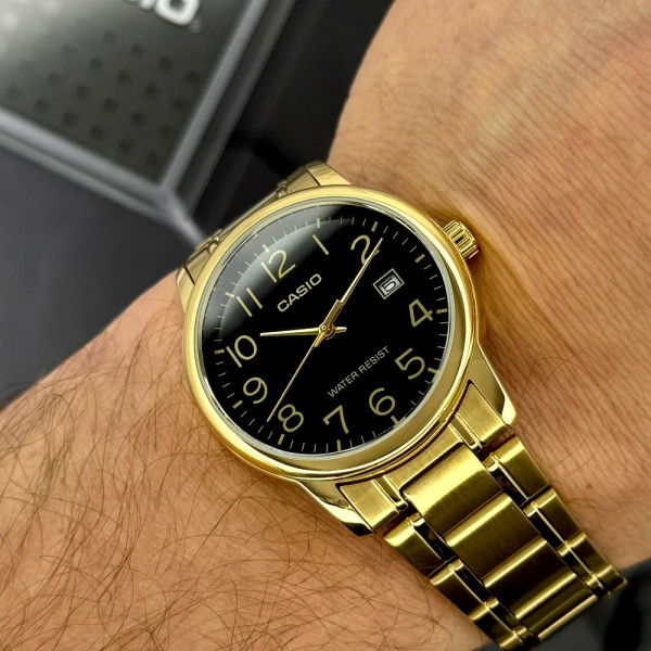 Чоловічий годинник Casio MTP-V002G-1B фото 5