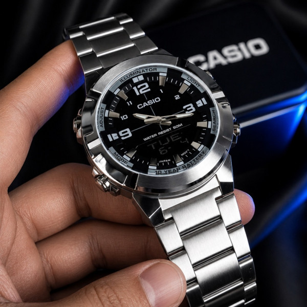 Чоловічий годинник Casio AMW-870D-1A фото 6