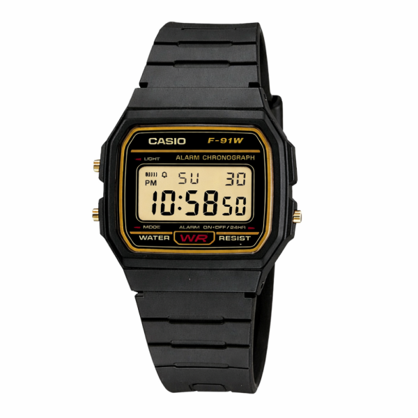 Чоловічий годинник Casio F-91WG-9Q фото 1
