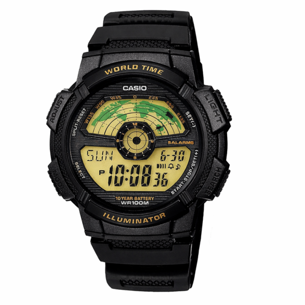 Чоловічий годинник Casio AE-1100W-1B фото 1