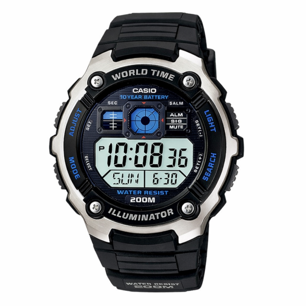 Чоловічий годинник Casio AE-2000W-1A фото 1