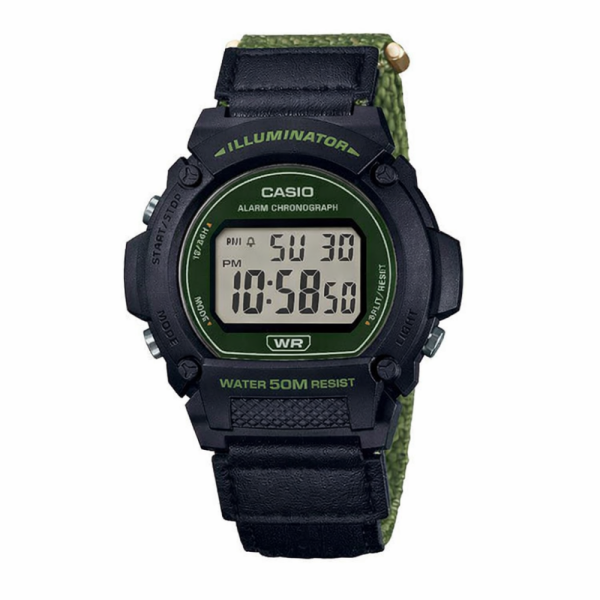 Чоловічий годинник Casio W-219HB-3A фото 1