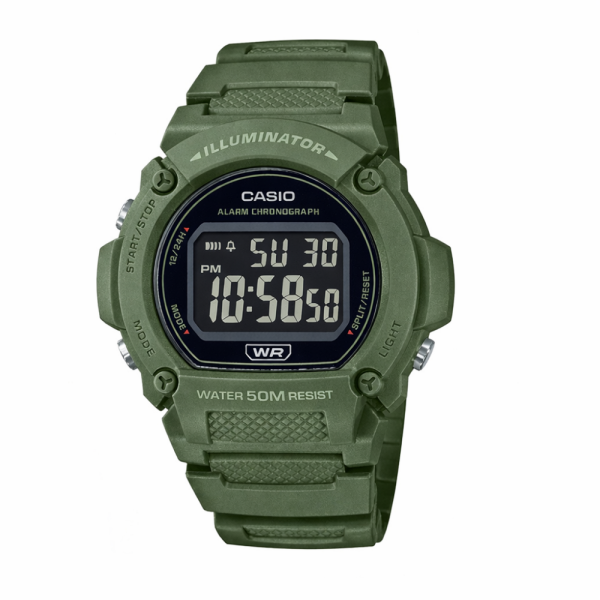 Мужские часы Casio W-219HC-3B фото 1