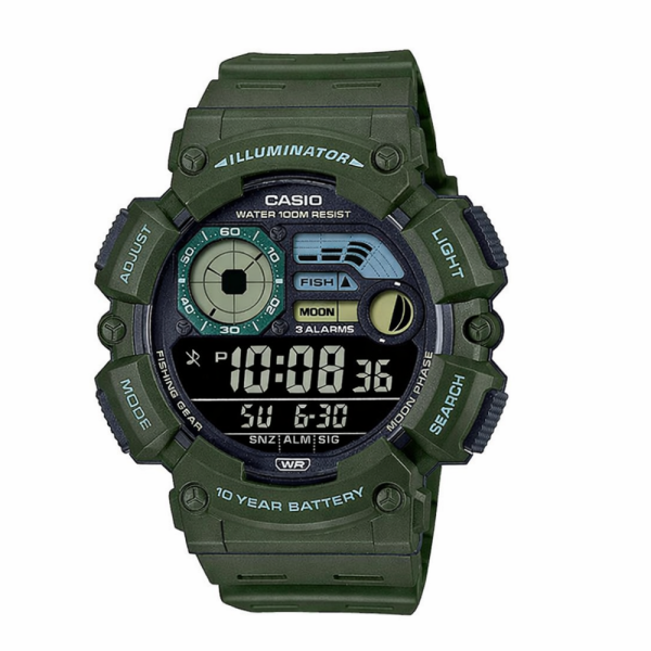 Чоловічий годинник Casio WS-1500H-3B фото 1