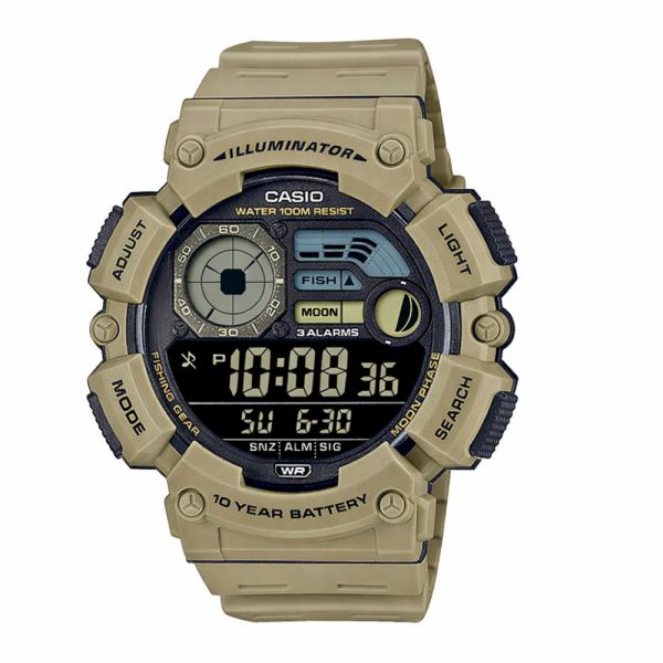 Чоловічий годинник Casio WS-1500H-5B фото 1