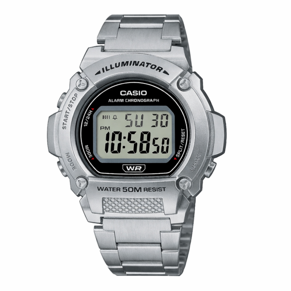 Чоловічий годинник Casio W-219HD-1A фото 1