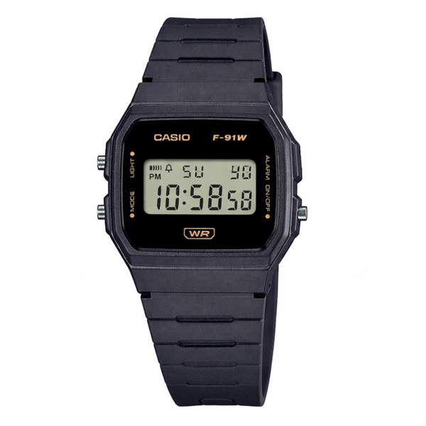 Чоловічий годинник Casio F-91WB-8A фото 1