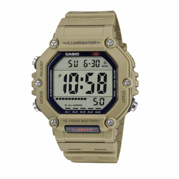 Чоловічий годинник Casio AE-1600H-5A фото 1