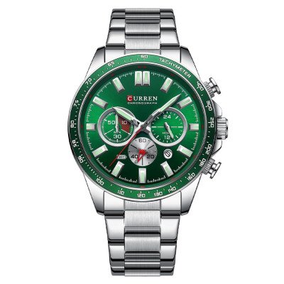 Curren 8418 Silver-Green