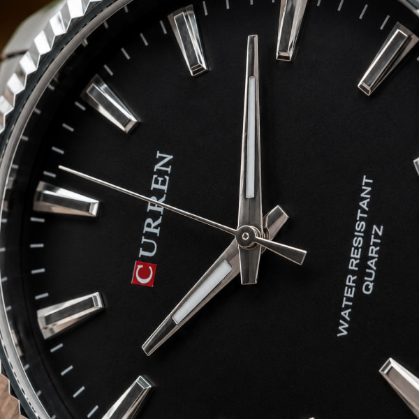 Мужские часы Curren 8425 Silver-Black фото 8