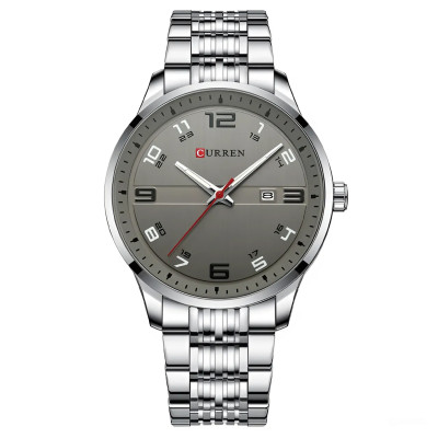 Мужские часы Curren 8411 Silver-Grey