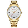Мужские часы Curren 8411 Gold-White фото 2