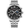 Чоловічий годинник Curren 8427 Silver-Black фото 2