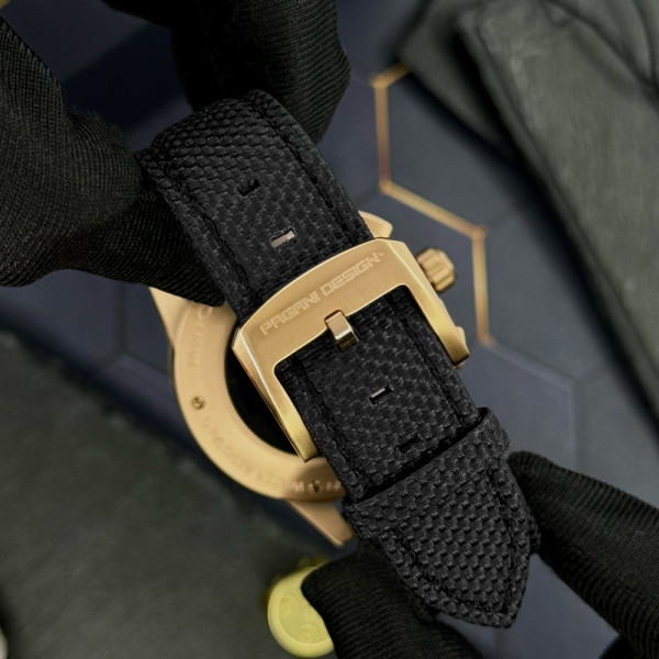 Чоловічий годинник Pagani Design YS008 Rose Gold-Black фото 13