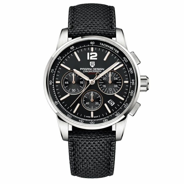 Чоловічий годинник Pagani Design YS008 Silver-Black фото 1