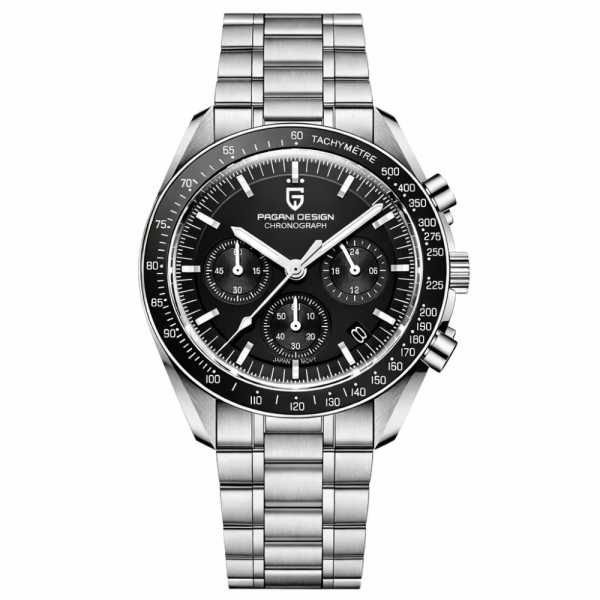 Чоловічий годинник Pagani Design PD-1701 Silver-Black фото 1