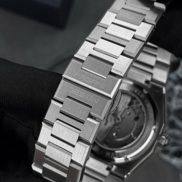 Чоловічий годинник Pagani Design PD-1673 Silver-Black фото 12