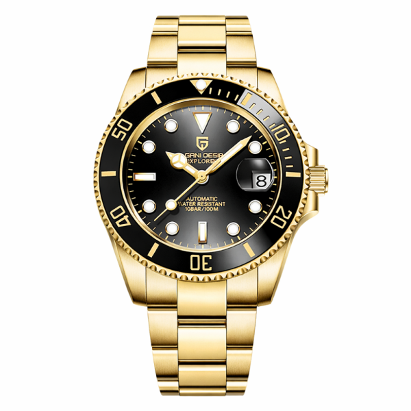 Мужские часы Pagani Design PD-1661 Gold-Black фото 1