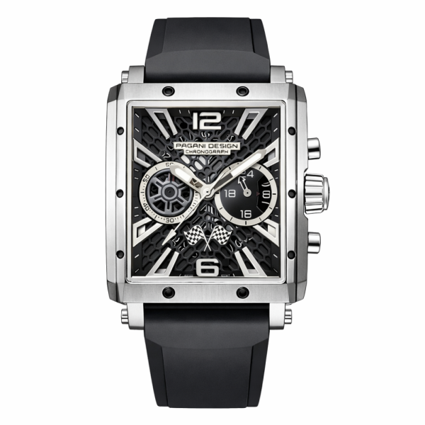 Чоловічий годинник Pagani Design PD-1725 Silver-Black фото 1