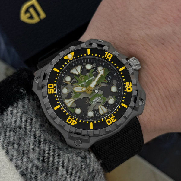 Чоловічий годинник Pagani Design YN009 Silver-Camo фото 5