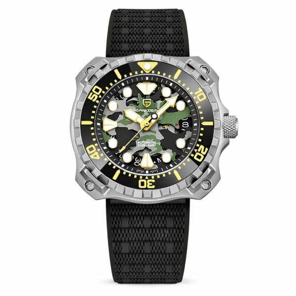 Чоловічий годинник Pagani Design YN009 Silver-Camo фото 1